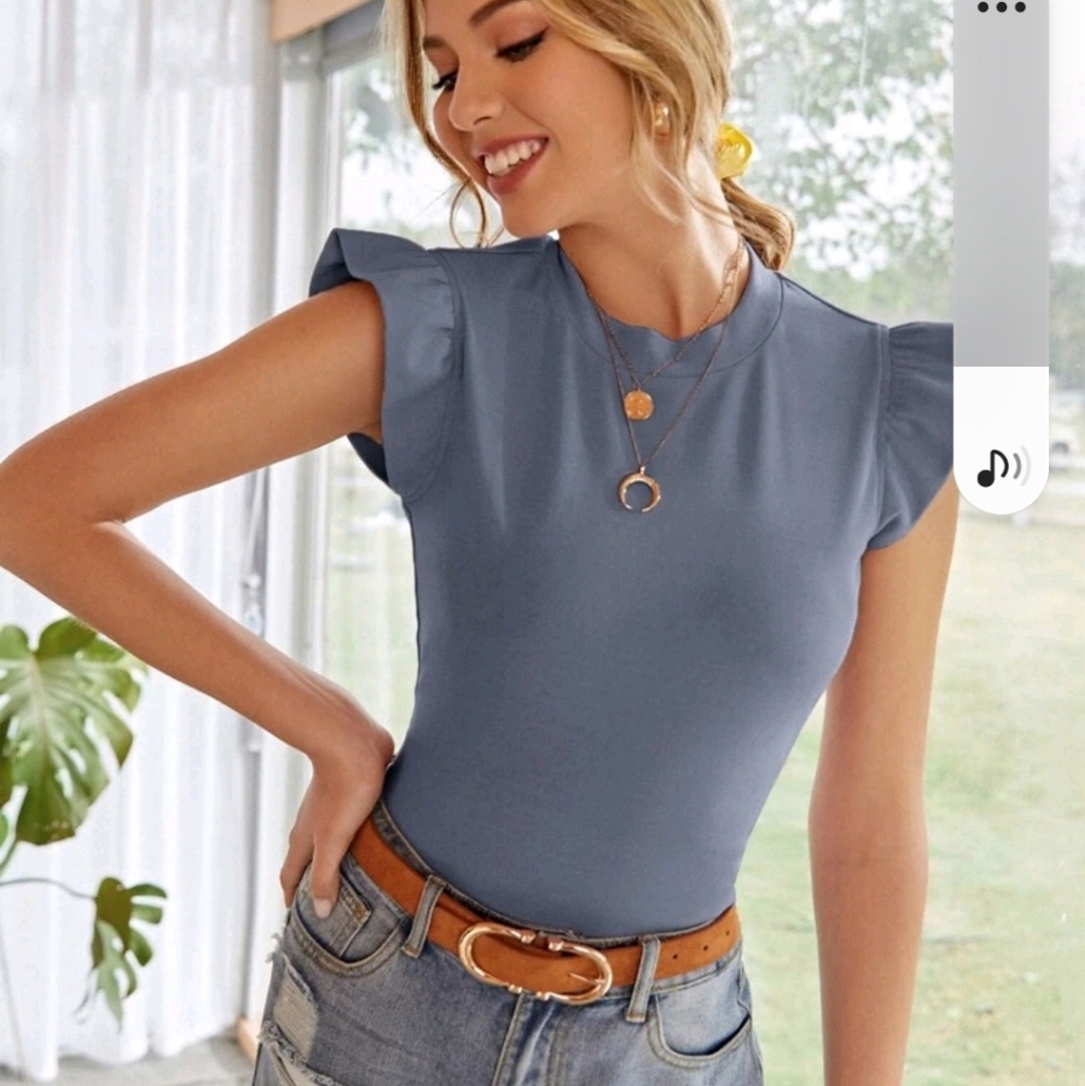 Light blue tank top